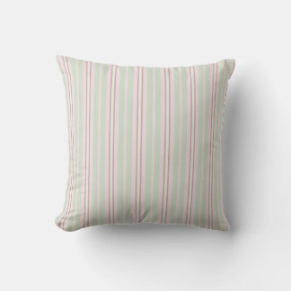 pastel stripes pattern cushion