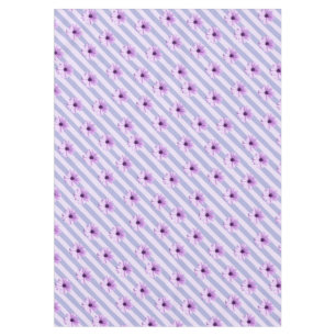 Pastel stripes pattern with Daisies Tablecloth