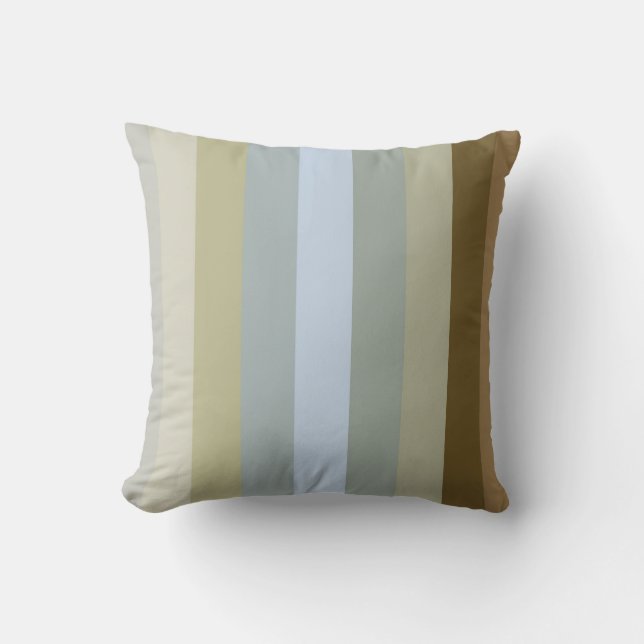Pastel Stripes Pillow (Front)