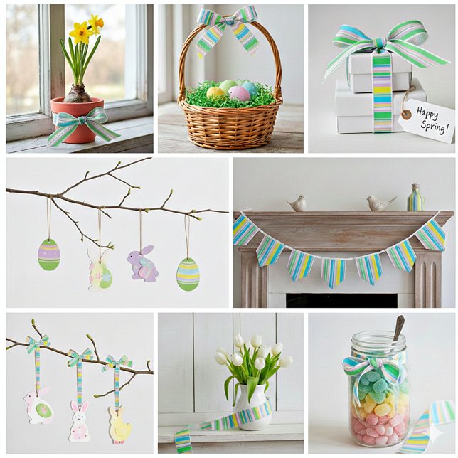 Pastel stripes satin ribbon (Creator Uploaded)