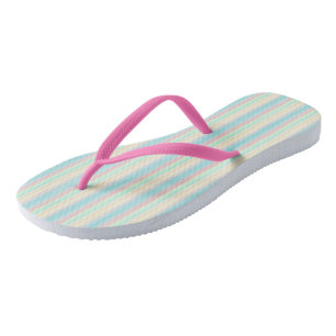 Pastel Stripes Thongs