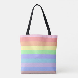 Pastel Stripes Tote Bag