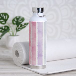 Pastel Stripes Water Bottle