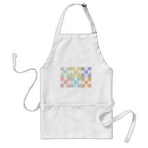 pastel sudoku standard apron