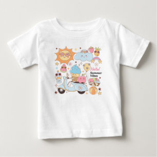 Pastel Summer Vibes Baby T-Shirt