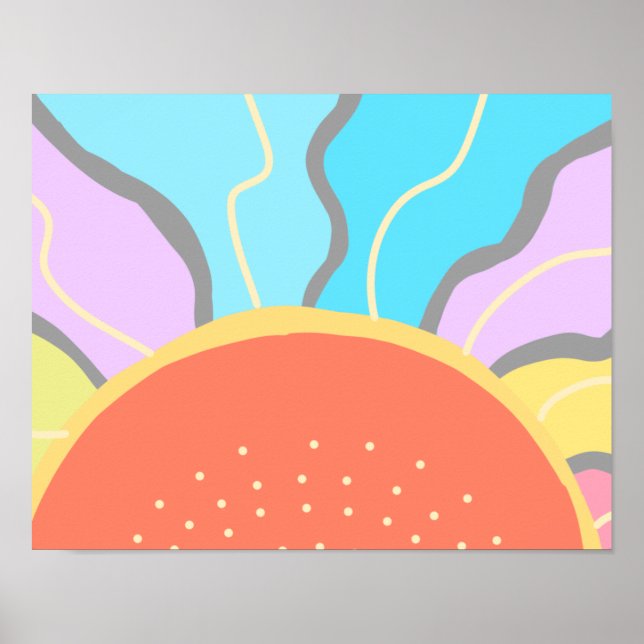 Pastel Sunrise  Poster (Front)