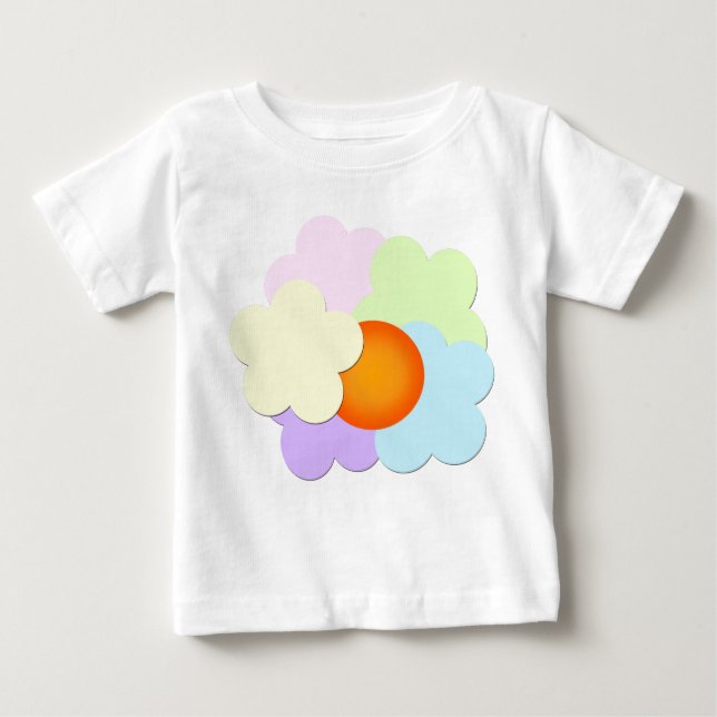 Pastel Sunset Baby T-Shirt (Front)