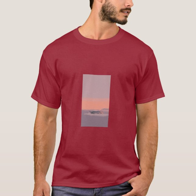 Pastel Sunset Car Dream T-Shirt (Front)