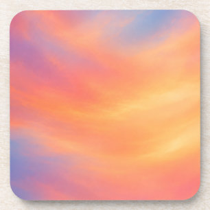 Pastel Sunset Coasters   Gradient Dreamy Aesthetic