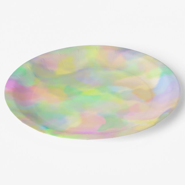 Pastel Sweet Paper Plate (Angled)