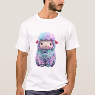 Pastel Swirl Dreamscape Sheep Men T-Shirt