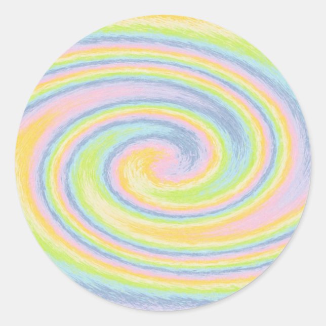 Pastel Swirl Stickers (Front)