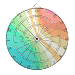 Pastel Swirls Dartboard
