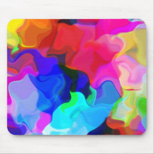 Pastel Swirls Mouse Pad