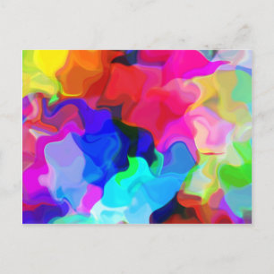 Pastel Swirls Postcard