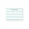 Pastel Teal and Grey Stationery Suite for Women