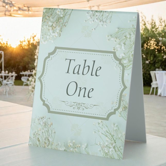 Pastel Teal White Flowers Wedding (Creator Uploaded)