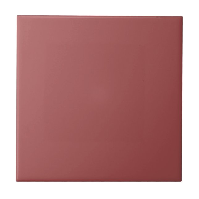 Pastel Terracotta Solid Color Tile (Front)