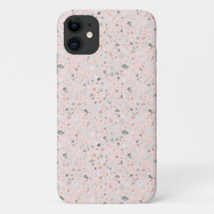 Pastel Terrazzo Print (Pink) iPhone 11 Case