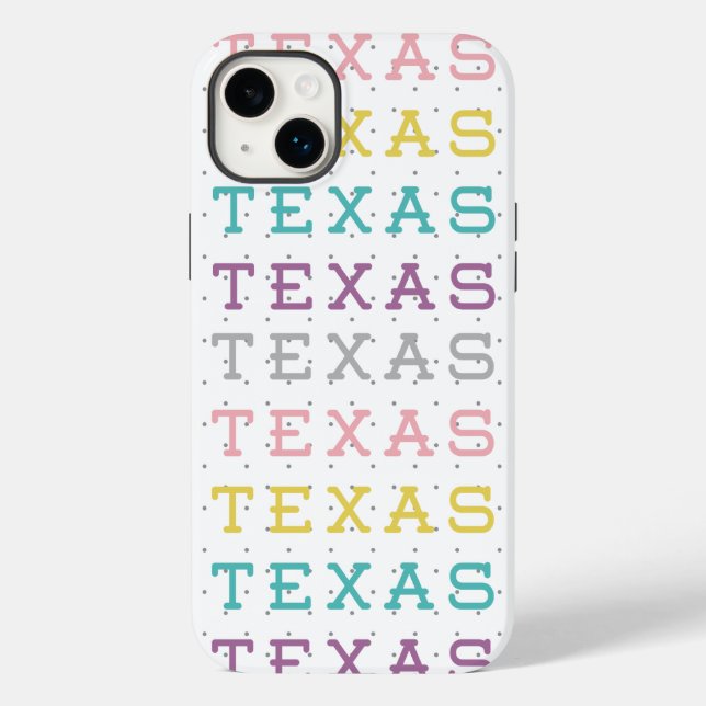 Pastel Texas, Texas, Texas Case-Mate iPhone Case (Back)
