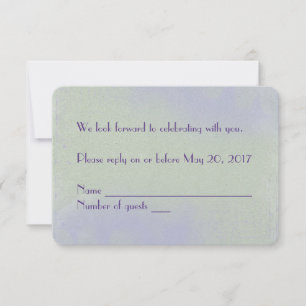 Pastel texture RSVP Invitation