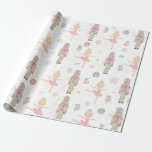 Pastel The Nutcracker Christmas Ballet Decoupage Wrapping Paper<br><div class="desc">Matching items available in store!  (c) The Happy Cat Studio.</div>