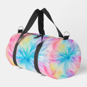 Pastel Tie Dye Bloom Weekender Kit Duffle Bag