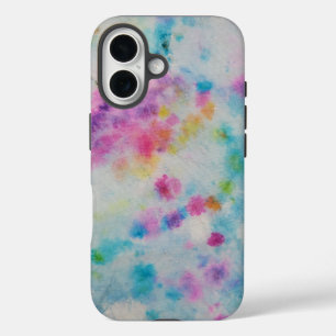Pastel Tie Dye iPhone 16 Case