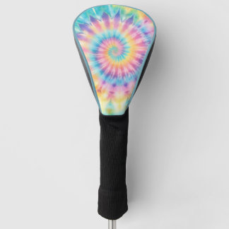Pastel Tie Dye Golf Head Cover