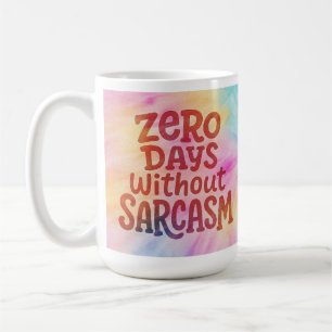 Pastel Tie‑Dye Humor Coffee Mug