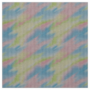 Pastel Tie Dye Knit Ombre Style Fabric