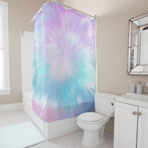Pastel Tie Dye Summer Glam #2 #decor #art Shower Curtain