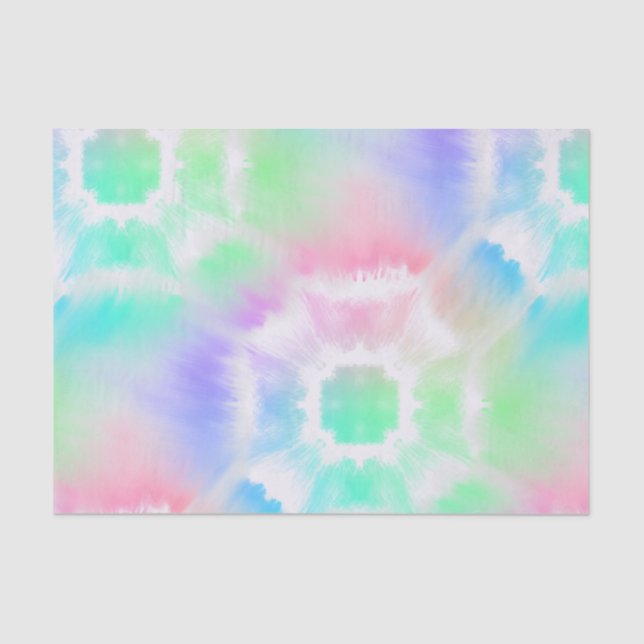 Pastel Tie Dye Tissue Paper (Front)