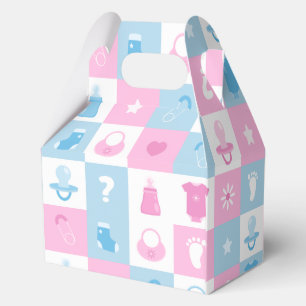 Pastel Tiny Icons Baby Showers & Gender Reveals Favour Box