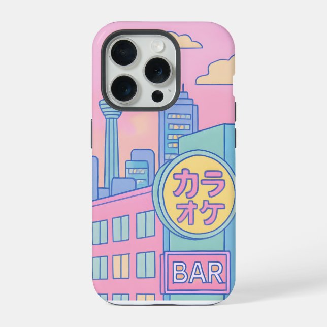 Pastel Tokyo Dreams 🌸🏙️ iPhone Case (Back)