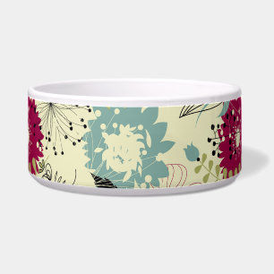 Pastel Tones Retro Floral Design