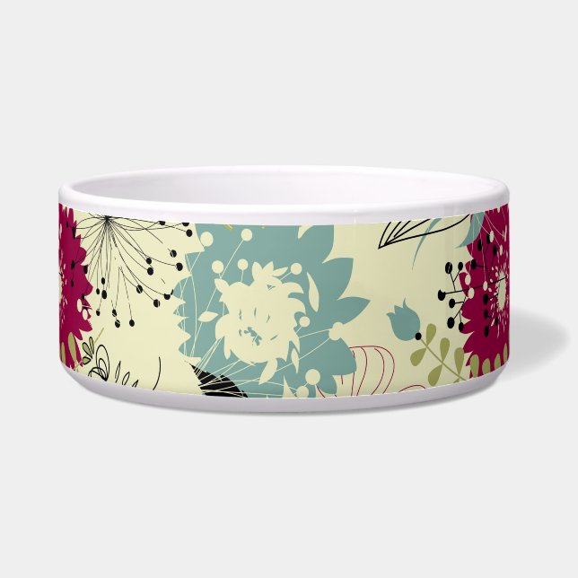 Pastel Tones Retro Floral Design (Front)