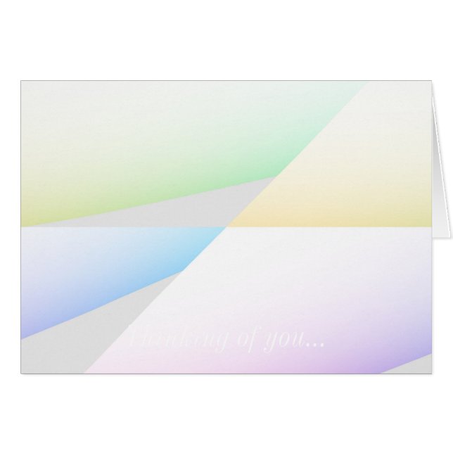 Pastel Triangles (Front Horizontal)