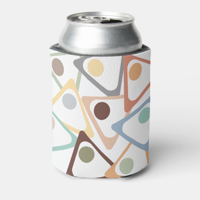Pastel Triangles  Can Cooler (Can Back)