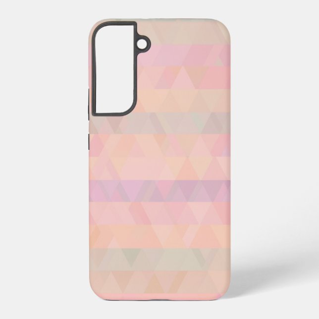 Pastel Triangles Geometric Phone Case (Back)