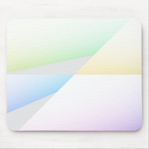 Pastel Triangles Mouse Pad
