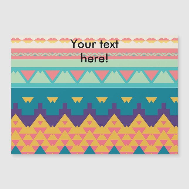 Pastel tribal design (Front)