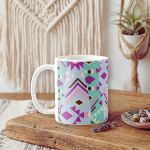 Pastel Tribal Geometry Coffee Mug