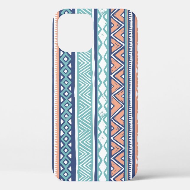 Pastel tribal Navajo: seamless pattern. Case-Mate iPhone Case (Back)
