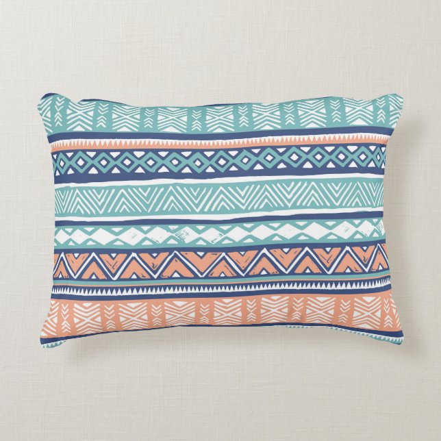 Pastel tribal Navajo: seamless pattern. Decorative Cushion (Front)