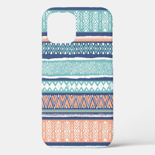 Pastel tribal Navajo: seamless pattern. iPhone 12 Case