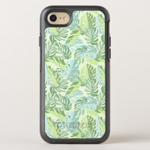 Pastel Tropical Palm Leaves OtterBox Symmetry iPhone 8/7 Case