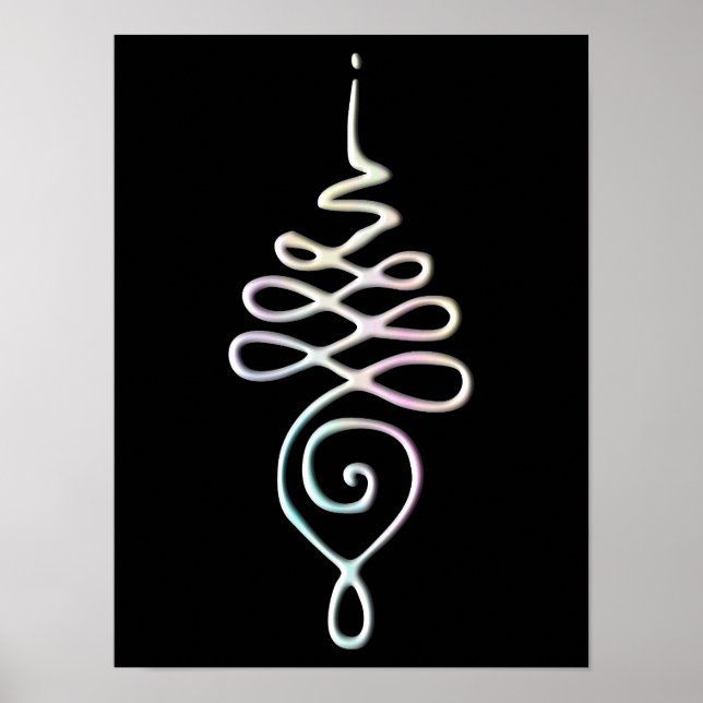 Pastel Unalome Poster (Front)