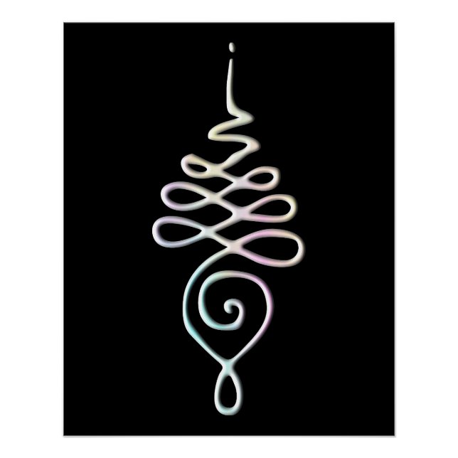 Pastel Unalome Poster (Front)