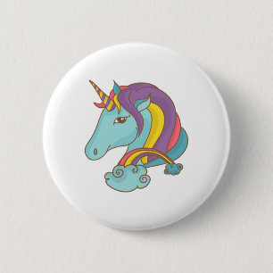 Pastel Unicorn 6 Cm Round Badge